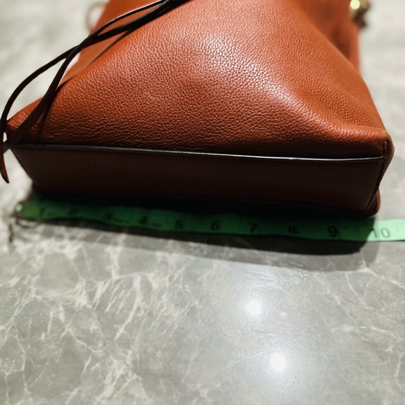 REBECCA MINKOFF “ISOBEL” Lock It Pebbled Leather Hobo Shoulder Handbag Purse - Picture 11 of 11